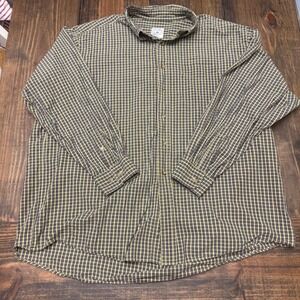 Brooks Brothers‎ Sport Shirt men's XL Plaid Checkered Button Down Long Sleeve